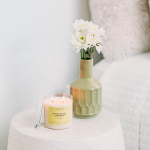 Pineapple + Coconut Glass Tumbler Soy Candle | Limited Release