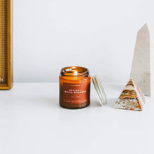 Load image into Gallery viewer, Apples + Maple Bourbon Mini Amber Jar Soy Candle - Calyan Wax Co.