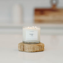 Load image into Gallery viewer, Aspen + Fog 3 - Wick Clear Glass Tumbler Soy Candle - Calyan Wax Co.