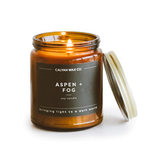 Load image into Gallery viewer, Aspen + Fog Amber Jar - Calyan Wax Co.