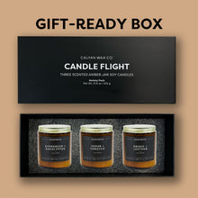 Load image into Gallery viewer, Boxed Gift Set - 3 Amber Jar Soy Candles - Calyan Wax Co.