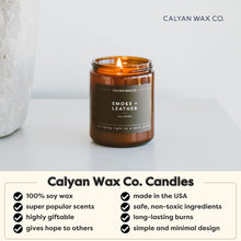 Load image into Gallery viewer, Boxed Gift Set - 3 Amber Jar Soy Candles - Calyan Wax Co.