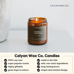 Boxed Gift Set - 3 Amber Jar Soy Candles - Calyan Wax Co.