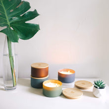 Load image into Gallery viewer, Charcoal + Sandalwood Resilience Series Soy Candle - Calyan Wax Co.