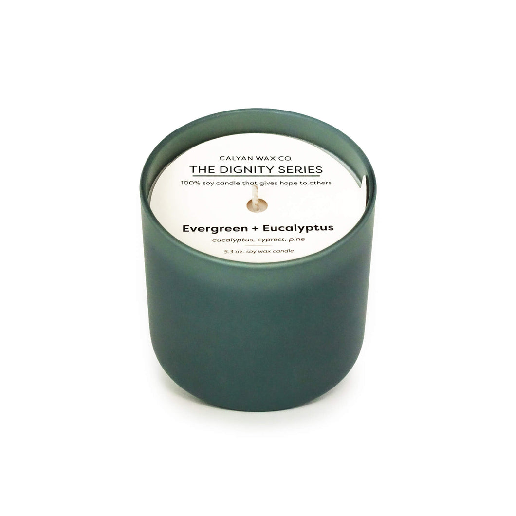 Evergreen + Eucalyptus Dignity Series - Calyan Wax Co.