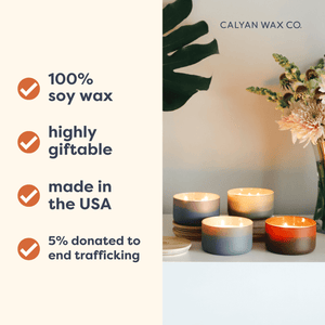 Evergreen + Eucalyptus Resilience Series Soy Candle - Calyan Wax Co.