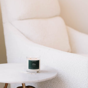 Fir + Clove Glass Tumbler Soy Candle | Limited Release - Calyan Wax Co.