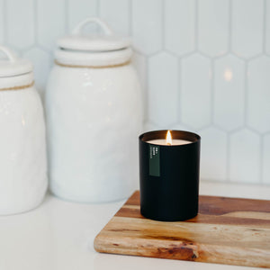 Fir + Clove Matte Black Tumbler Soy Candle | Limited Release - Calyan Wax Co.