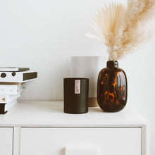 Load image into Gallery viewer, Grapefruit + Flora Matte Black Tumbler - Calyan Wax Co.