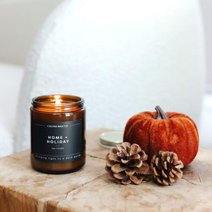 Home + Holiday Amber Jar - Calyan Wax Co.