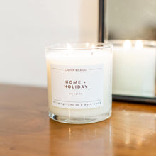 Load image into Gallery viewer, Home + Holiday Glass Tumbler Soy Candle - Calyan Wax Co.