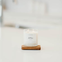 Load image into Gallery viewer, Home + Holiday Glass Tumbler Soy Candle - Calyan Wax Co.