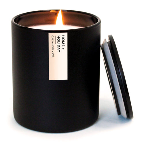 Home + Holiday Matte Black Tumbler - Calyan Wax Co.