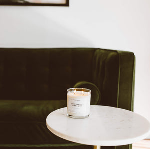 Lavender + Bergamot Glass Tumbler Soy Candle - Calyan Wax Co.