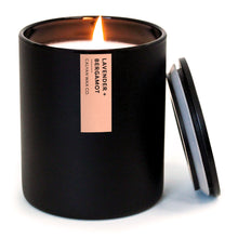 Load image into Gallery viewer, Lavender + Bergamot Matte Black Tumbler - Calyan Wax Co.