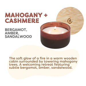 Mahogany + Cashmere Resilience Series Soy Candle - Calyan Wax Co.