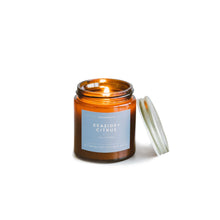 Load image into Gallery viewer, Mini Seaside + Citrus Amber Jar - Calyan Wax Co.