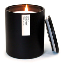 Load image into Gallery viewer, Musk + Teakwood Matte Black Tumbler - Calyan Wax Co.