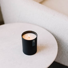 Load image into Gallery viewer, Oakmoss + Amber Matte Black Tumbler - Calyan Wax Co.