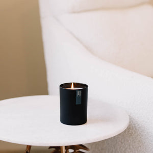 Oakmoss + Amber Matte Black Tumbler - Calyan Wax Co.