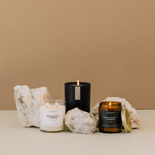 Load image into Gallery viewer, Palo Santo + Cypress Glass Tumbler Soy Candle - Calyan Wax Co.