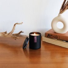 Load image into Gallery viewer, Passionfruit + Ginger Matte Black Tumbler - Calyan Wax Co.