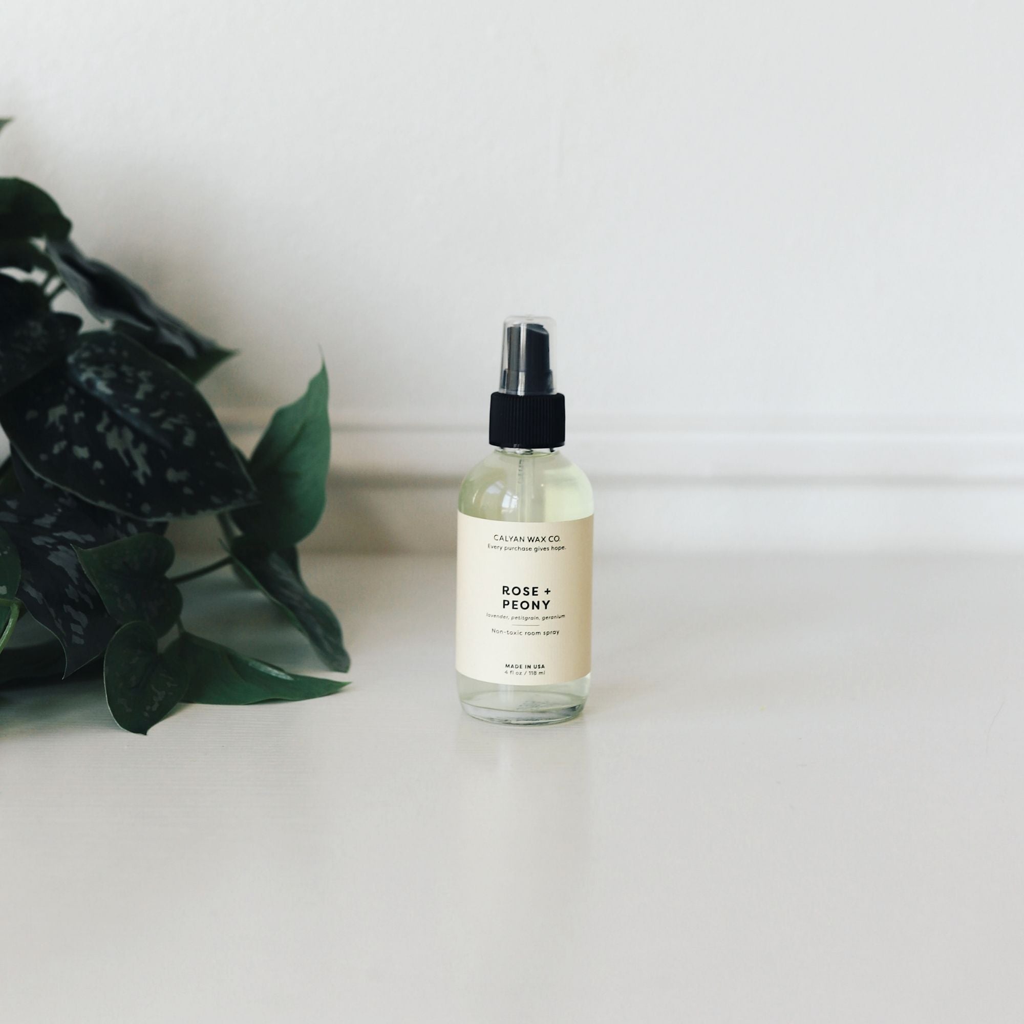 Rose + Peony Non - Toxic Room Spray - Calyan Wax Co.