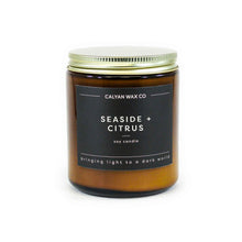 Load image into Gallery viewer, Seaside + Citrus Amber Jar - Calyan Wax Co.