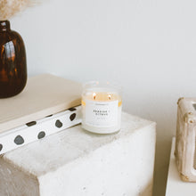 Load image into Gallery viewer, Seaside + Citrus Glass Tumbler Soy Candle - Calyan Wax Co.