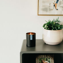 Load image into Gallery viewer, Seaside + Citrus Matte Black Tumbler - Calyan Wax Co.