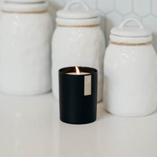 Load image into Gallery viewer, Smoke + Leather Matte Black Tumbler - Calyan Wax Co.