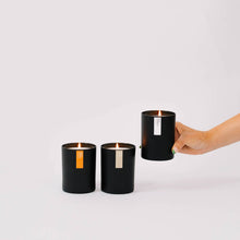 Load image into Gallery viewer, Smoke + Leather Matte Black Tumbler - Calyan Wax Co.