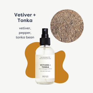 Vetiver + Tonka Non - Toxic Room Spray - Calyan Wax Co.